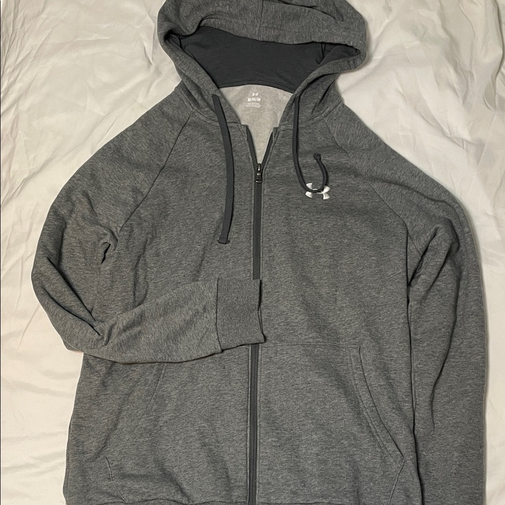 Under Armour Charcoal Full-Zip Hoodie
